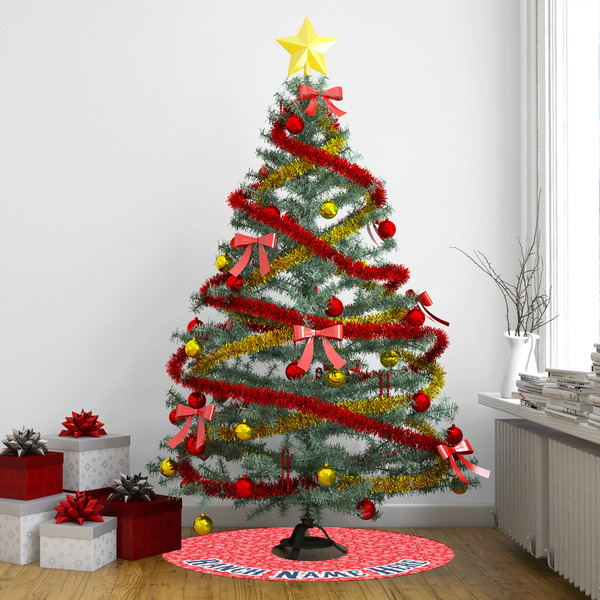 Western Ranch Tree Skirt - In context
