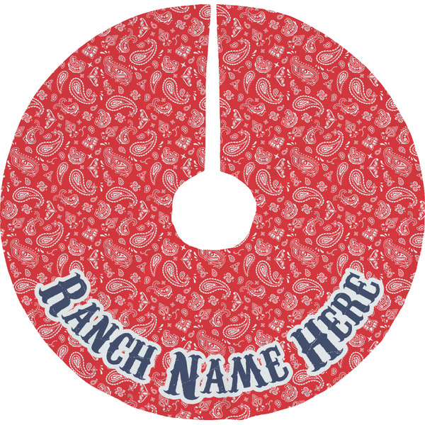 Custom Western Ranch Tree Skirt (Personalized)