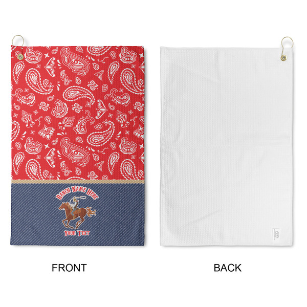 Western Ranch Waffle Weave Golf Towel - Approval