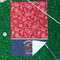 Western Ranch Waffle Weave Golf Towel - In Context