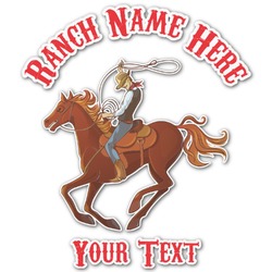 Western Ranch Graphic Decal - Large (Personalized)