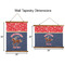 Western Ranch Wall Hanging Tapestries - Parent/Sizing