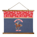 Western Ranch Wall Hanging Tapestry - Wide (Personalized)