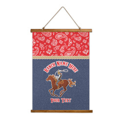 Western Ranch Wall Hanging Tapestry - Tall (Personalized)