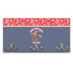 Western Ranch Wall Mounted Coat Rack (Personalized)