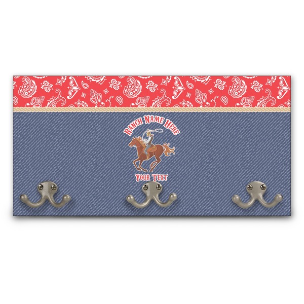 Custom Western Ranch Wall Mounted Coat Rack (Personalized)