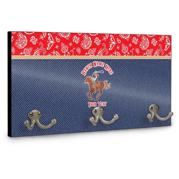 Western Ranch Wall Mounted Coat Hanger - Side View