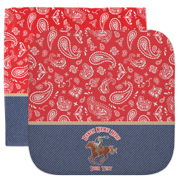 Custom Western Ranch Facecloth / Wash Cloth (Personalized)