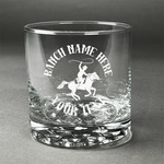 Western Ranch Whiskey Glass - Engraved (Personalized)