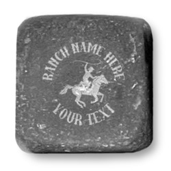 Western Ranch Whiskey Stone Set - Set of 3 (Personalized)