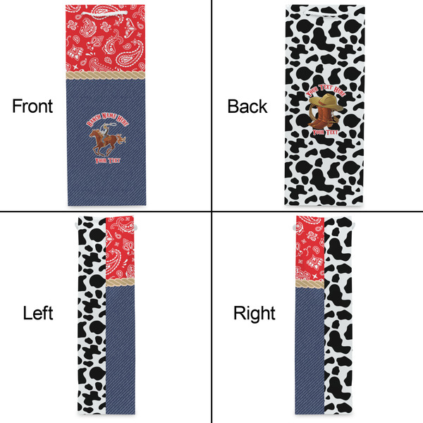 Western Ranch Wine Gift Bag - Matte - Approval