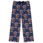 Western Ranch Womens Pajama Pants - S (Personalized)