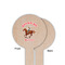 Western Ranch Wooden 6" Food Pick - Round - Single Sided - Front & Back
