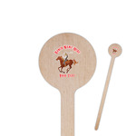 Western Ranch Round Wooden Stir Sticks (Personalized)