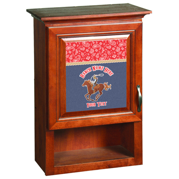 Western Ranch Wooden Cabinet Decal (Medium)