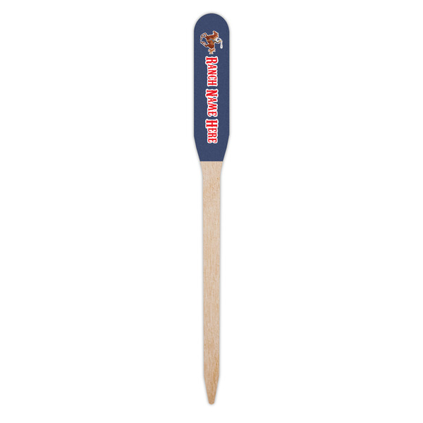 Western Ranch Wooden Food Pick - Paddle - Single Pick