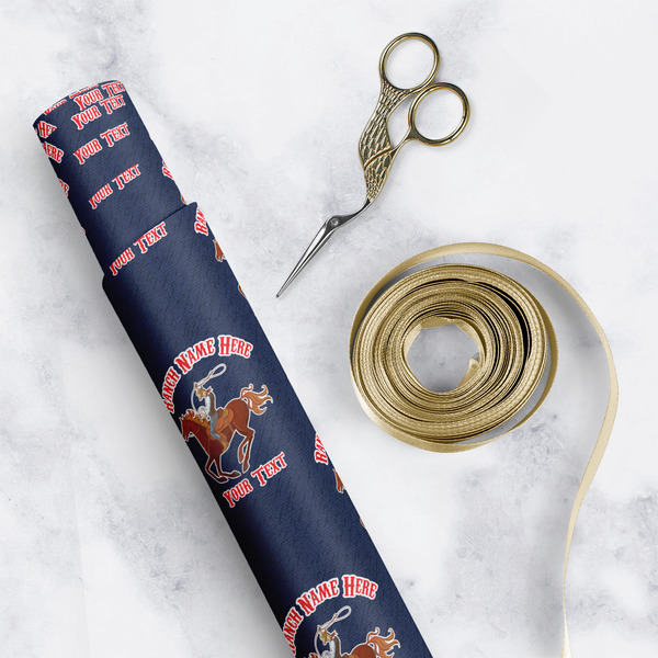 Western Ranch Wrapping Paper Rolls - Lifestyle 1