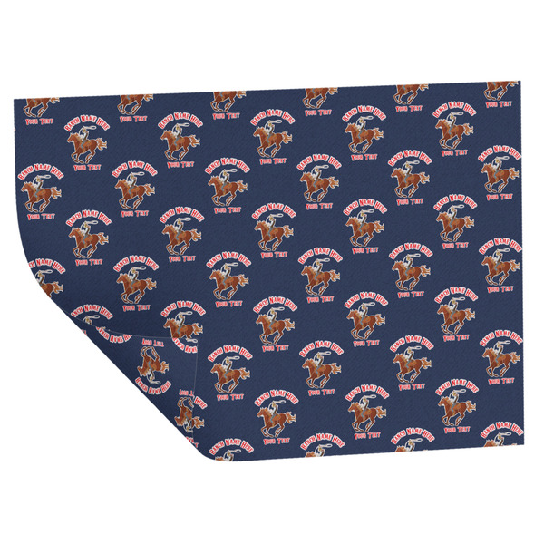 Western Ranch Wrapping Paper Sheet - Double Sided - Folded