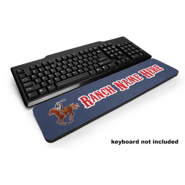 Custom Western Ranch Keyboard Wrist Rest (Personalized)