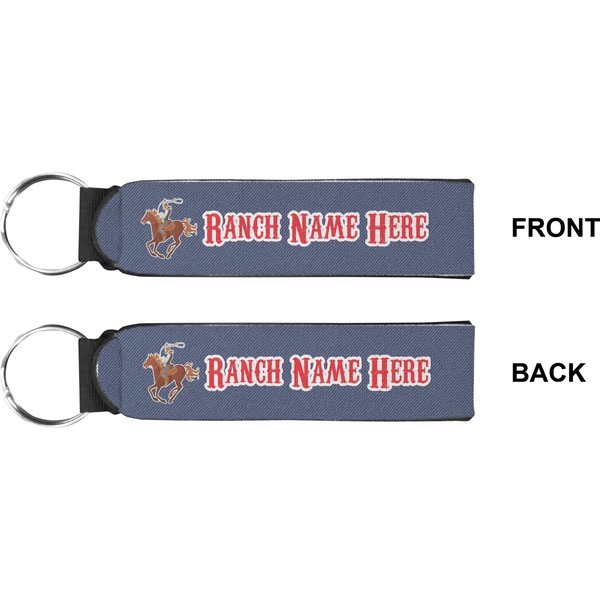 Western Ranch Wristlet (Front + Back)
