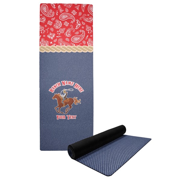 Custom Western Ranch Yoga Mat (Personalized)