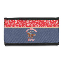 Western Ranch Leatherette Ladies Wallet (Personalized)