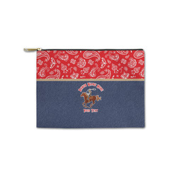 Western Ranch Zipper Pouch - Small - 8.5"x6" (Personalized)