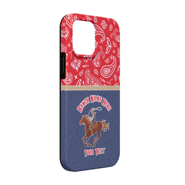Custom Western Ranch iPhone Case - Rubber Lined - iPhone 13 (Personalized)
