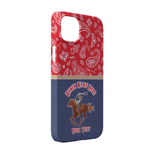 Custom Western Ranch iPhone Case - Plastic - iPhone 14 Pro (Personalized)