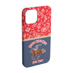 Western Ranch iPhone Case - Plastic - iPhone 15 Pro (Personalized)
