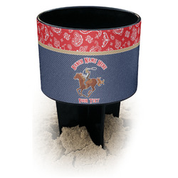 Western Ranch Black Beach Spiker Drink Holder (Personalized)