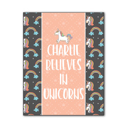 Unicorns Wood Print - 11x14 (Personalized)