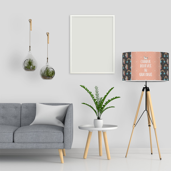 Unicorns 12" Drum Lampshade - LIFESTYLE
