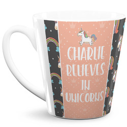Unicorns 12 Oz Latte Mug (Personalized)