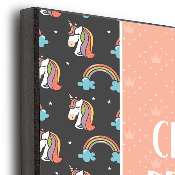 Unicorns 12x12 Wood Print - Closeup