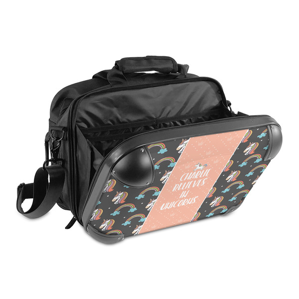 Unicorns 15" Hard Shell Briefcase - Open