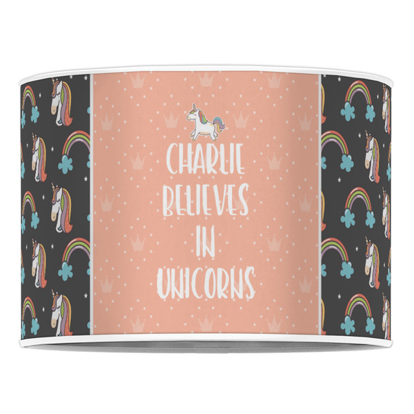 Unicorns 16" Drum Lampshade - FRONT (Poly Film)