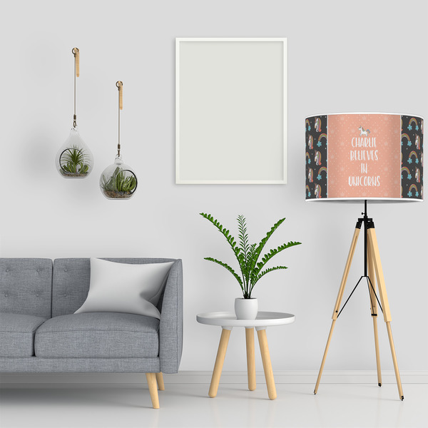 Unicorns 16" Drum Lampshade - LIFESTYLE