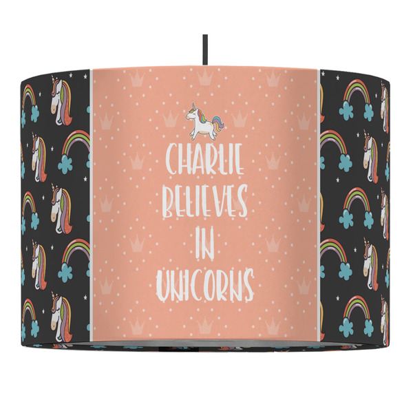 Unicorns 16" Drum Lampshade - PENDANT (Fabric)