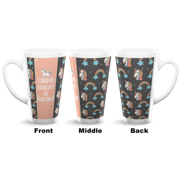 Unicorns 16 Oz Latte Mug - Approval