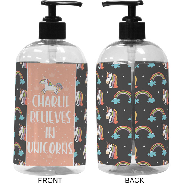 Unicorns 16 oz Plastic Liquid Dispenser (Approval)