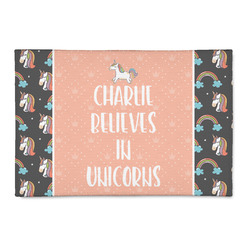 Unicorns 2' x 3' Indoor Area Rug (Personalized)
