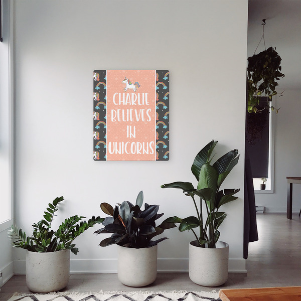 Unicorns 20x24 - Canvas Print - In Context