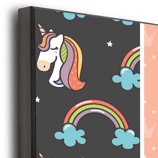 Unicorns 20x24 Wood Print - Closeup