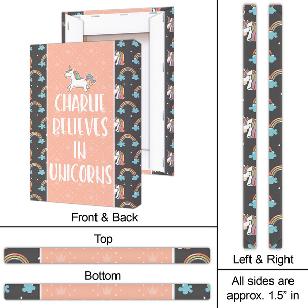 Unicorns 20x30 - Canvas Print - Approval