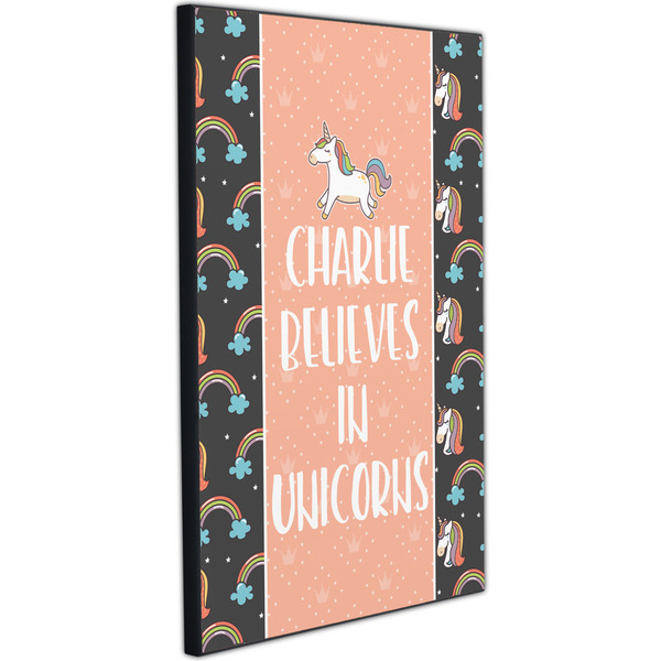 Unicorns 20x30 Wood Print - Angle View