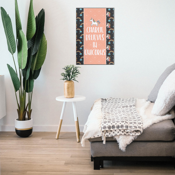 Unicorns 20x30 Wood Print - In Context