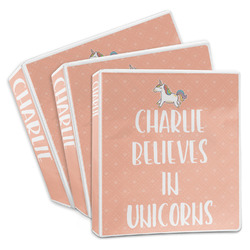 Unicorns 3-Ring Binder (Personalized)