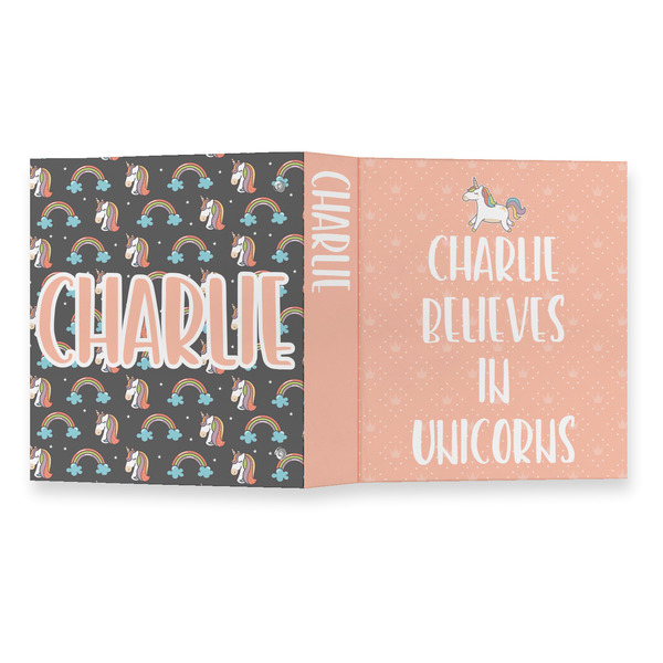 Unicorns 3 Ring Binders - Full Wrap - 1" - OPEN OUTSIDE