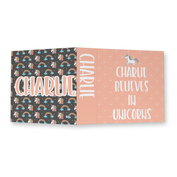 Unicorns 3 Ring Binders - Full Wrap - 2" - OPEN OUTSIDE